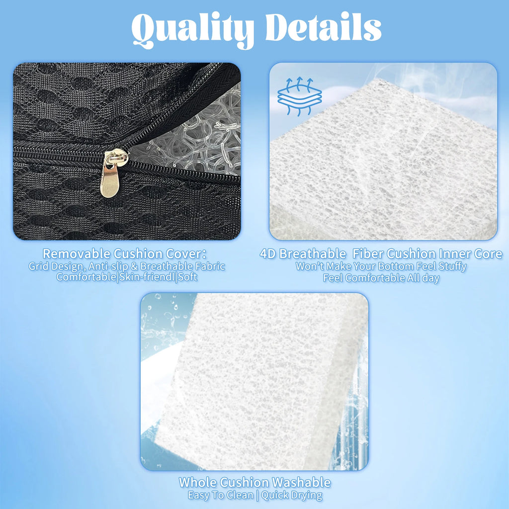 Shower Seat Cushion, Soft Chair Pad for Elderly Bathing，Easy to Clean & Quick Dry.Suitable for Shower Seats, Bathtub Baths