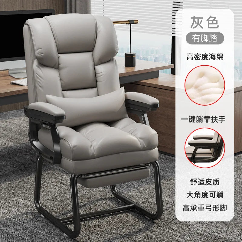 Simple and Comfortable Home Computer Chair, Office Reclining, Nap Taking Sofa Chair, Study Room, Bedroom Armchair Gaming Chairs