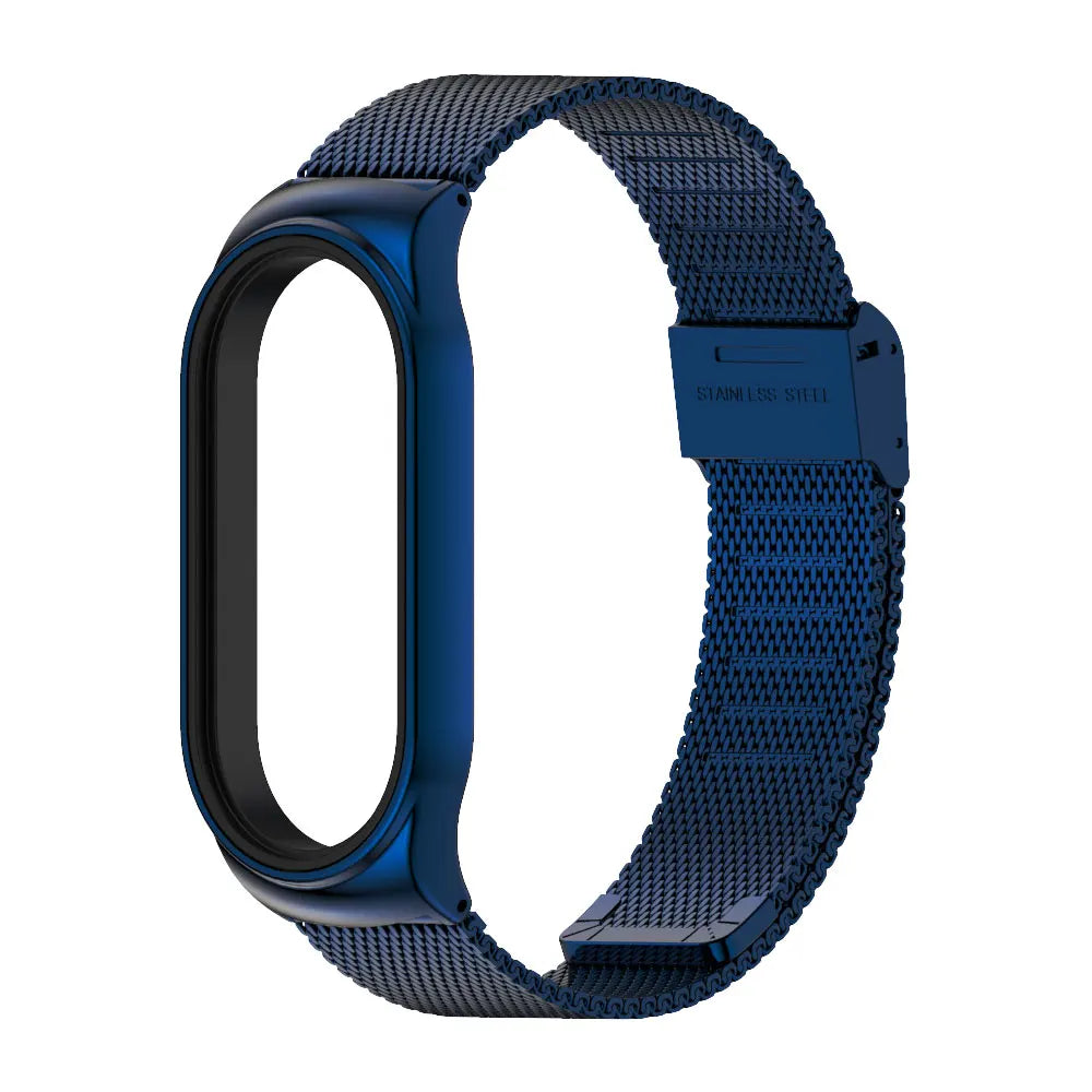 Strap for Mi Band 10 9 8 Wristband For Mi Band 9 Bracelet for Mi Band 10 Stainless Steel Watch Band for Mi Band 8 Metal Straps