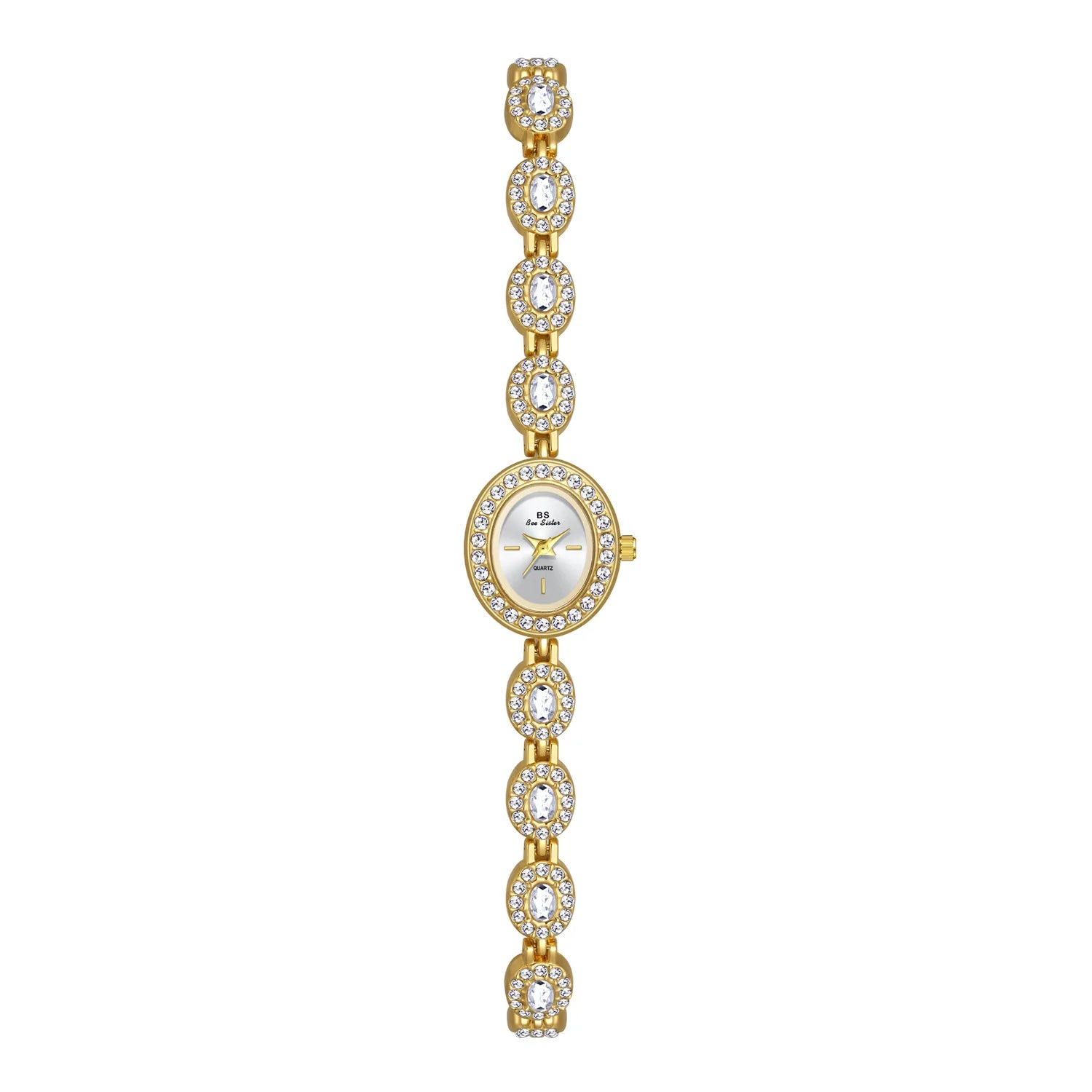 Colorful Diamond Luxury Women's Watch Elegant Bracelet Wristwatch Waterproof Quartz Hand Clock Gifts For Girlfriend
