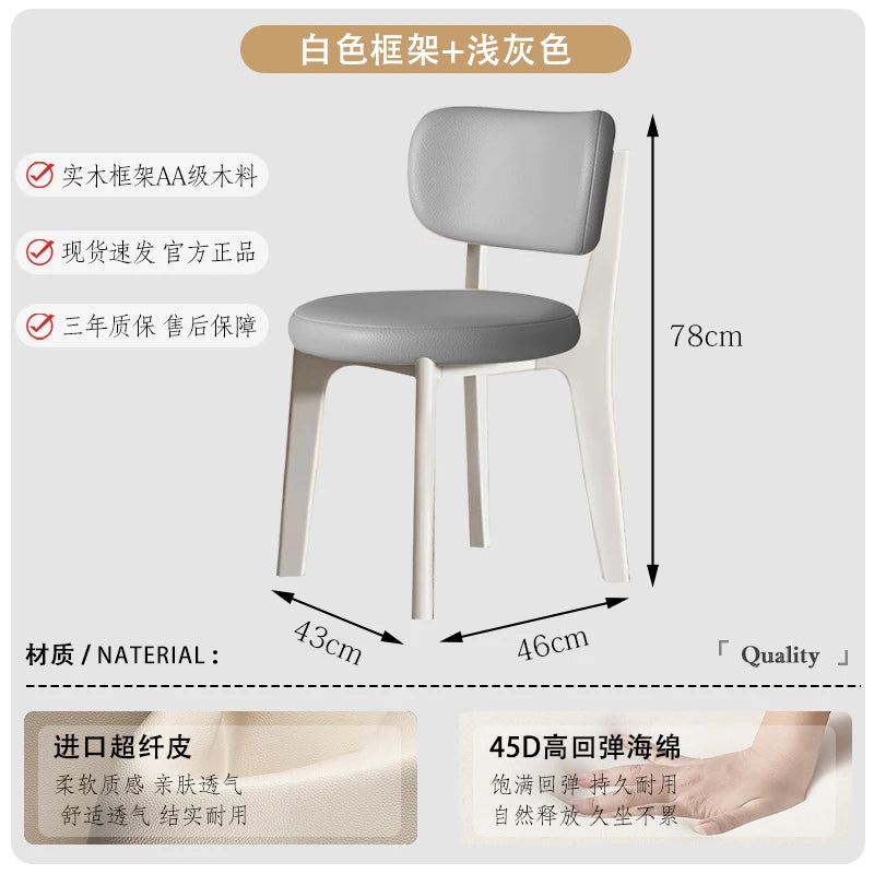 Portable Folding Mesh Chair Adjustable Cushioned Wood Solid Stackable Chair Kitchen Dining Breathable Restaurant Leg Fabric Cafe