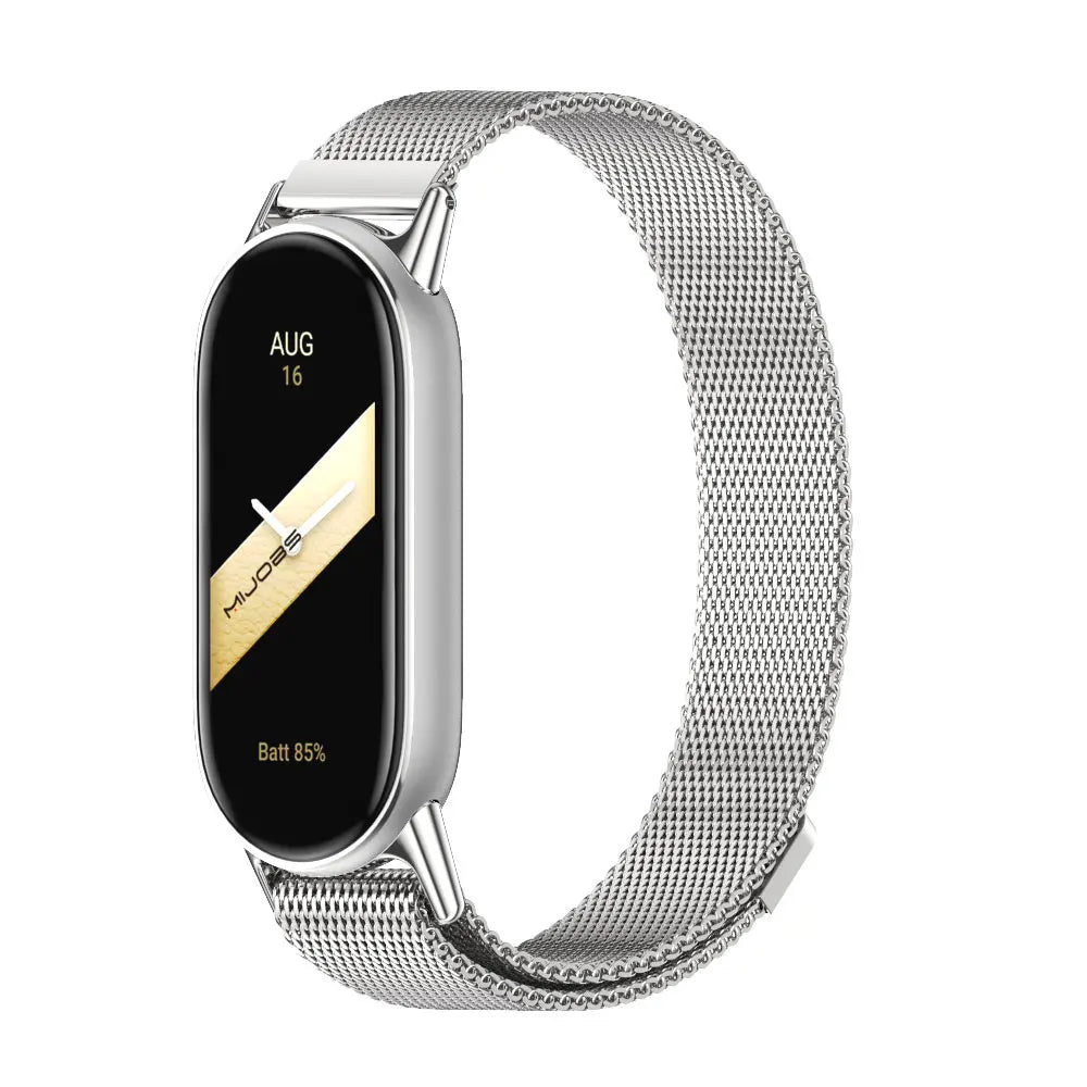 Strap for Mi Band 10 9 8 Wristband For Mi Band 9 Bracelet for Mi Band 10 Stainless Steel Watch Band for Mi Band 8 Metal Straps