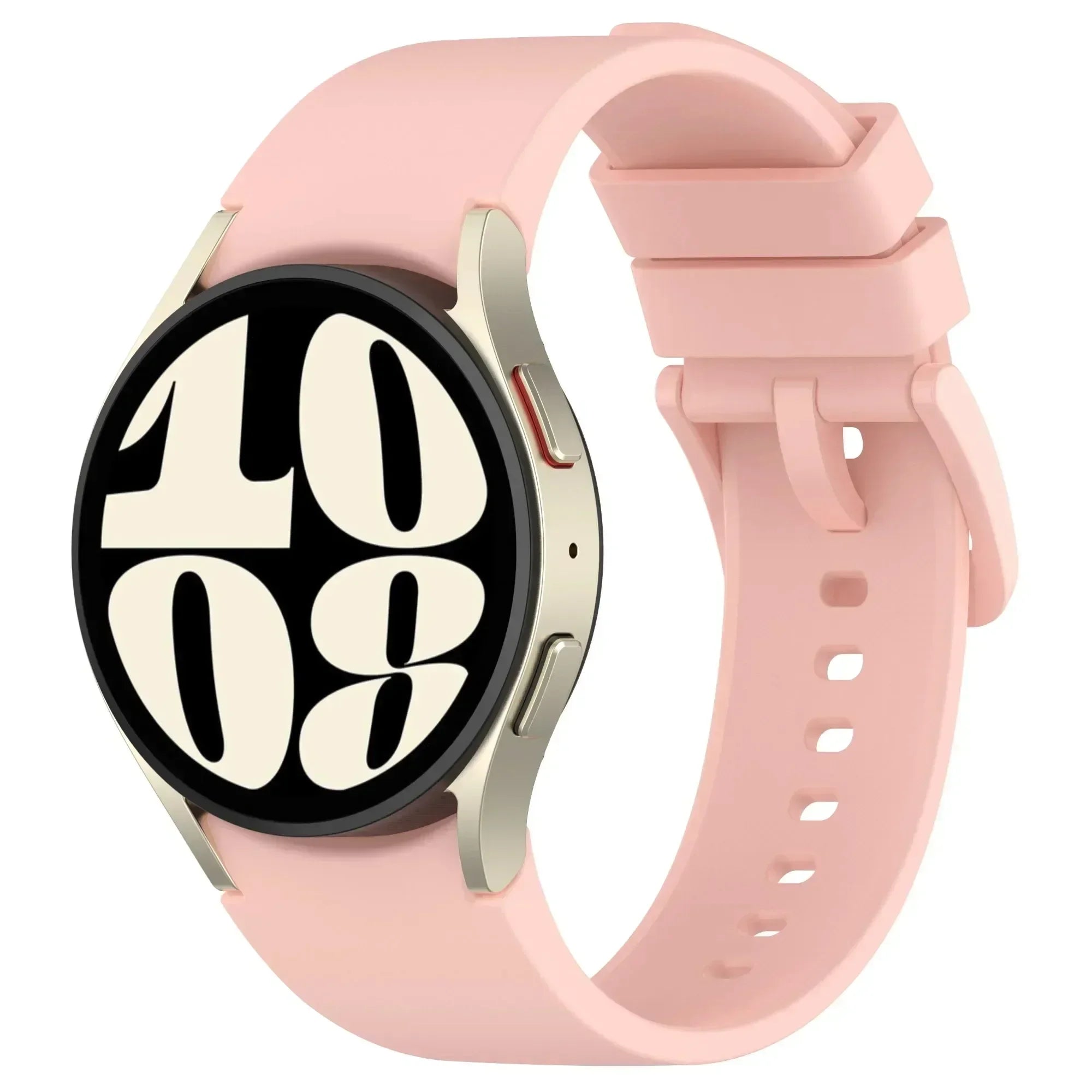 New Official Silicone Strap For Samsung Galaxy Watch 6 4 Classic 47mm 46mm 43/42mm Watchband Galaxy Watch 7 6 5 4 40mm 44mm Belt