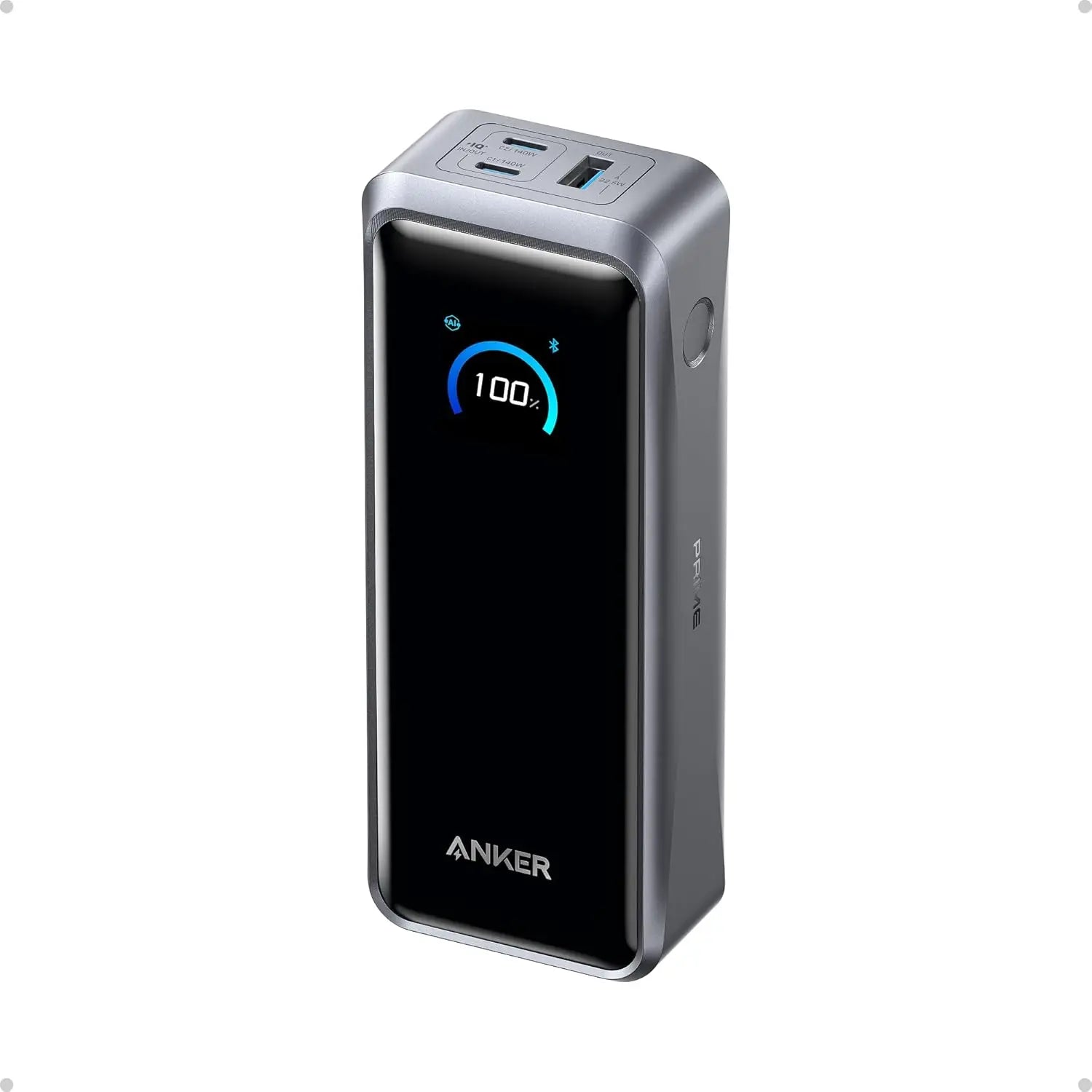 Anker Prime Power Bank, 26,250mAh 3-Port Portable Charger with 300W Max Output, Two-Way Charging, TSA-Approved, App Control,