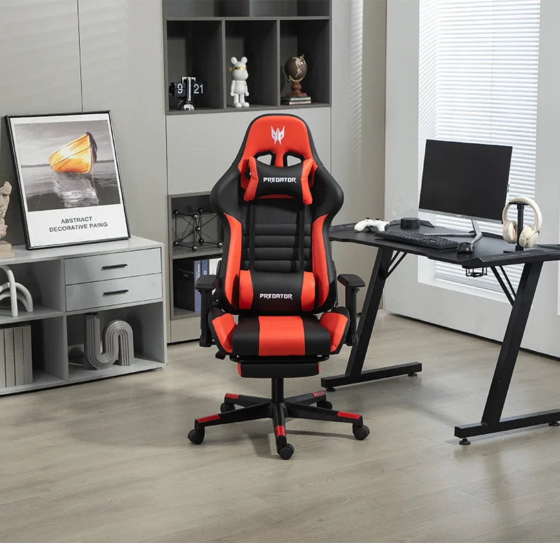 AOLIVIYA Modern Light Ergonomic Gaming Computer Chair, Swivel Seat with Lift for Home Live Broadcast Comfortable Sedentary Dormi