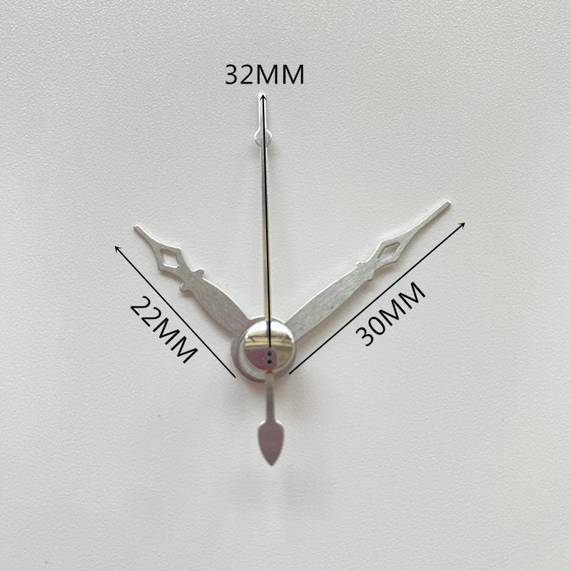 Mute DIY Wall Clock Movement Mechanism with Clock Hands Silent Kit Battery Operated Watch Repair Parts Replacement Set