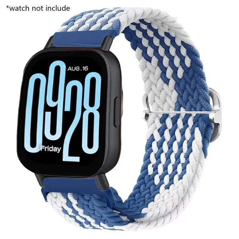 20mm 22mm Elastic Braided Nylon Strap for Huawei Watch GT6 5 4Pro 46mm Bracelet for Samsung Galaxy Watch 7 6 5 4 6/4Classic Band