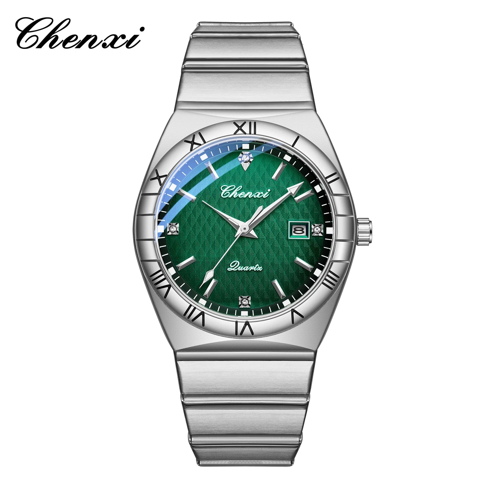 Top Brand Luxury Watches For Men Fashion Luminous Calendar Men's Watch CHENXI Waterproof Stainless Steel Quartz Wristwatch New