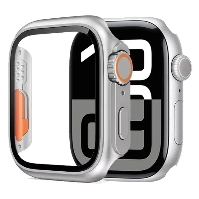 Glass+Cover for Apple Watch 4/5/6/SE3 40mm 44mm 7/8/9 41 45mm Screen Protector Change Ultra Bumper iWatch Series 10/11 42mm 46mm