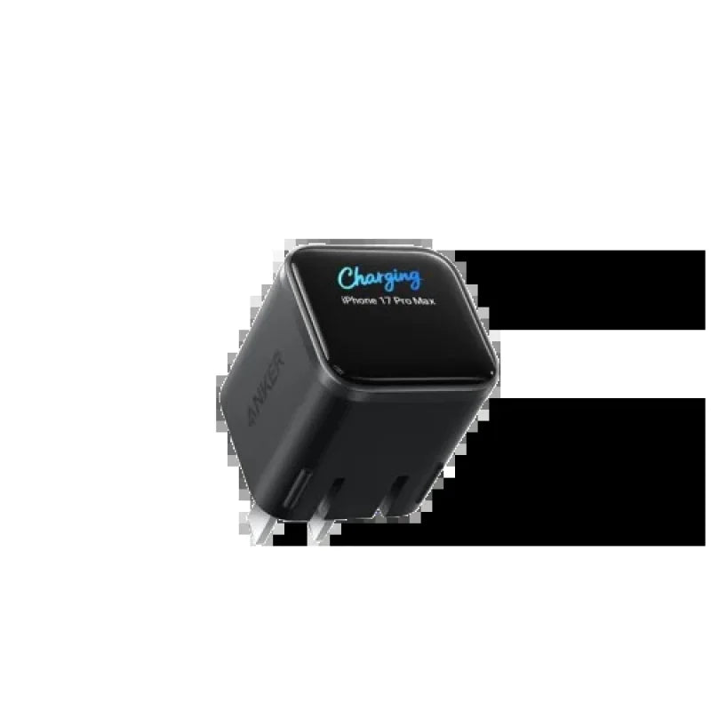 Original Choice A121D Anker Nano Smart 45W Type C Charger Fast Charging Foldable Plug USB C Charger Block Screen Display