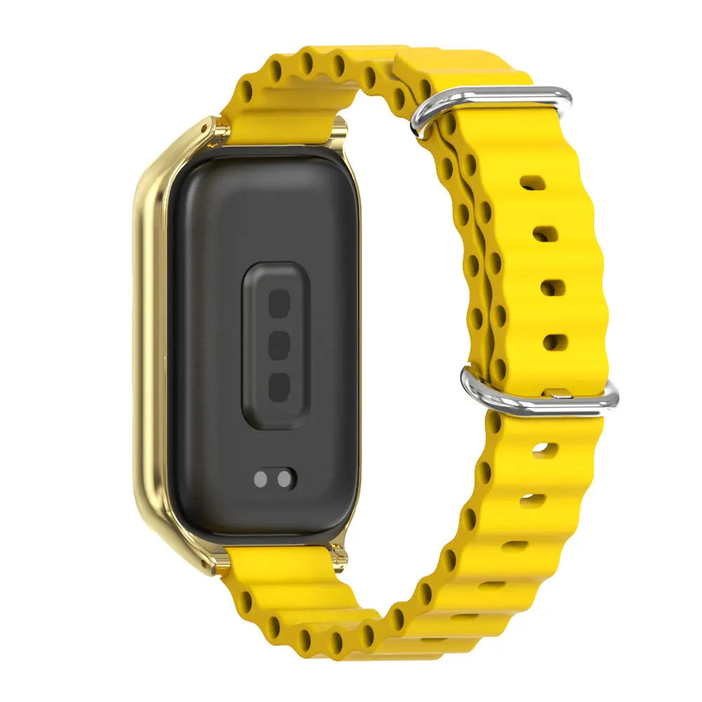 Strap For Mi Band 9 Active Watchband for Mi Band 8 Active 9 Active Silicone Wristband for Mi Band 9 Active Smartband Accessories