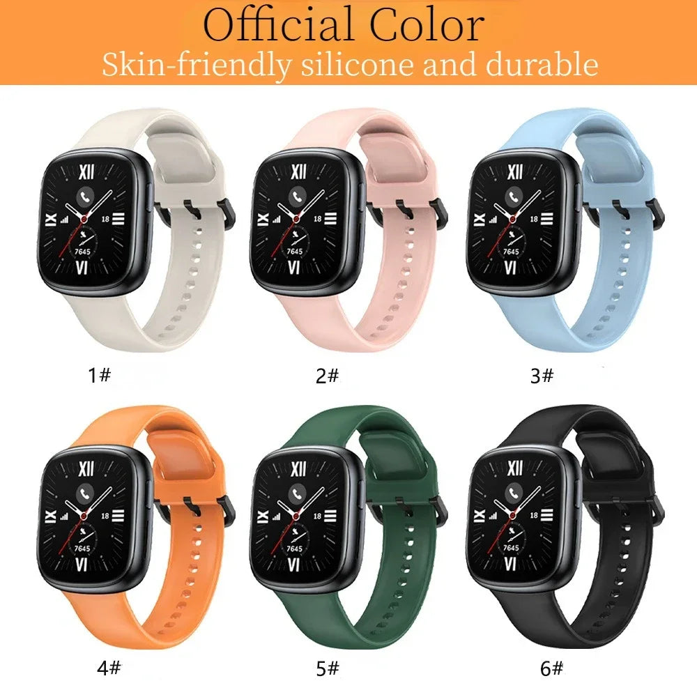 Soft Silicone Band for Huawei Honor Watch 4 Original Replaceable Bracelet Wristband for Huawei Honor Watch 4 Sport Watchband