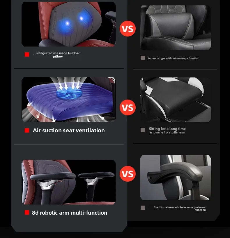 Computer chair, ergonomic boss chair, home esports game, intelligent office chair