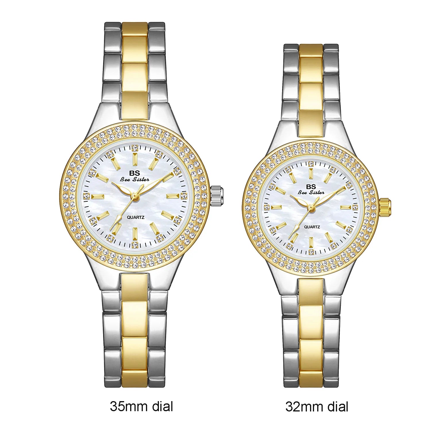 Original Brand Women's Watches Fashion Diamond Quartz Watch Luxury Classic Stainless Steel Bracelet Wristwatch Famale Hot Sale