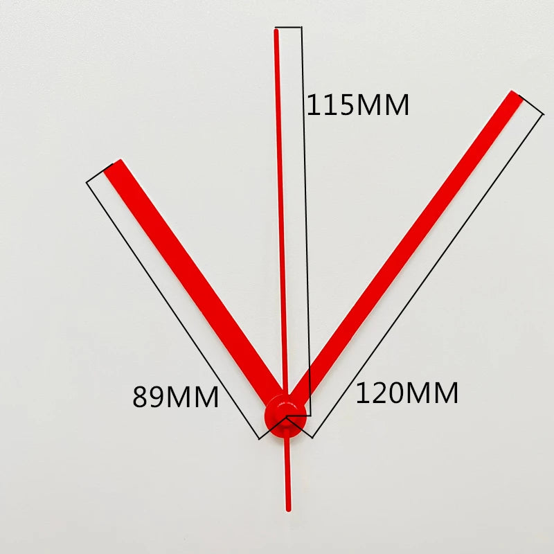 Mute DIY Wall Clock Movement Mechanism with Clock Hands Silent Kit Battery Operated Watch Repair Parts Replacement Set