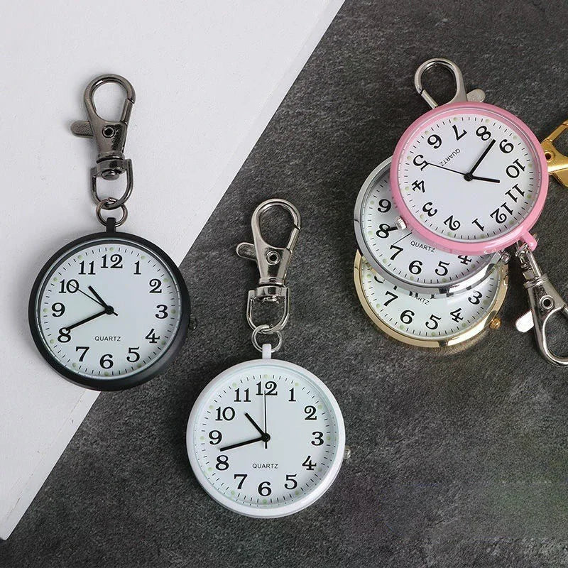 Portable Quartz Pocket Watch For Students, Nurses, Keychains, Clocks With Batteries, And Vintage Watches For Doctors
