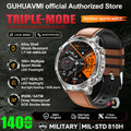 2026 New Smart Watch Bluetooth Call 1400mAh Large Battery Sport Heart Rate 1.7" Military Outdoor Men Smartwatch For Android IOS
