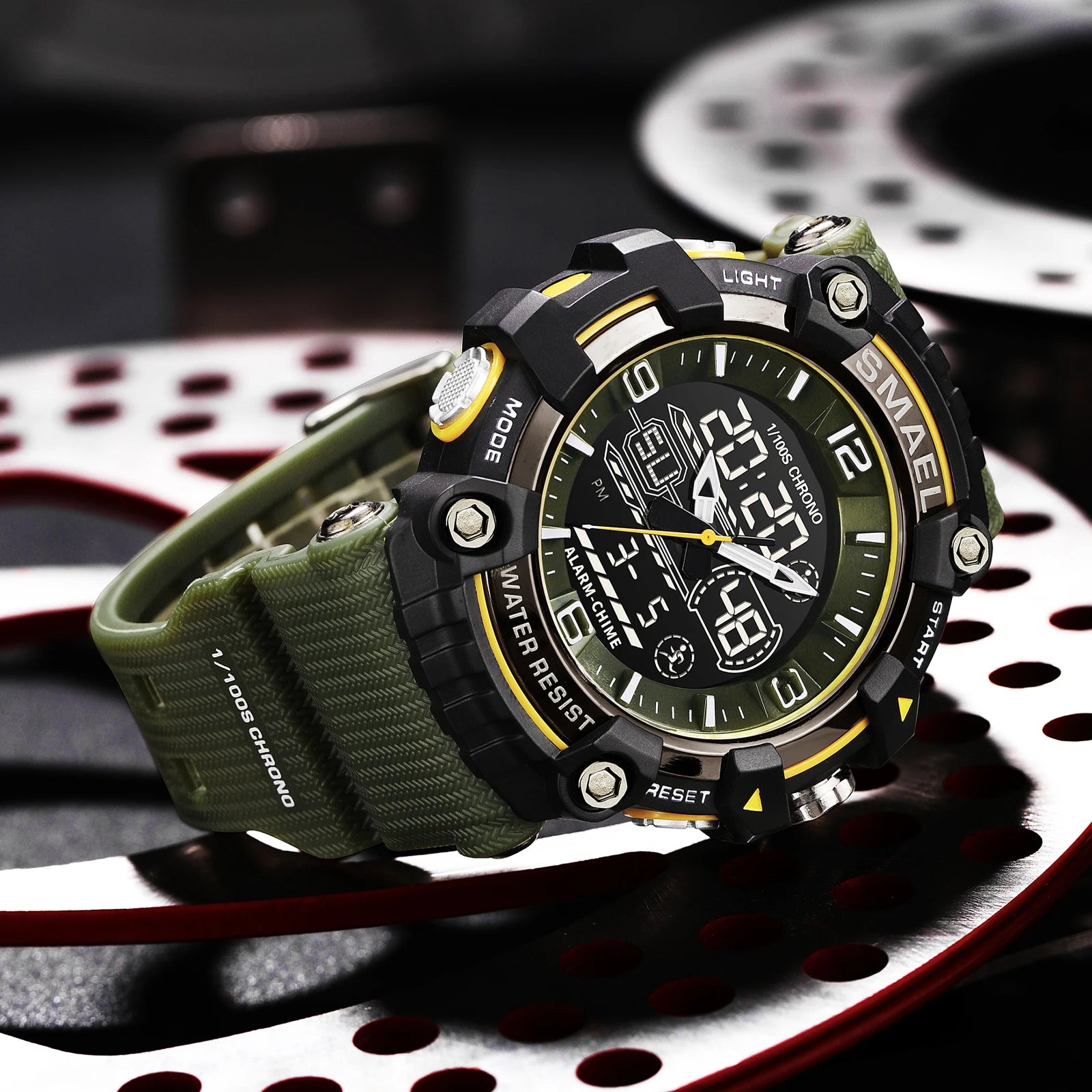 SMAEL Watch Men Sport Alarm Clock For Men 50M Waterproof Wristwatches 8089 Original Brand Men's Wristwatch Quartz Sports Watches