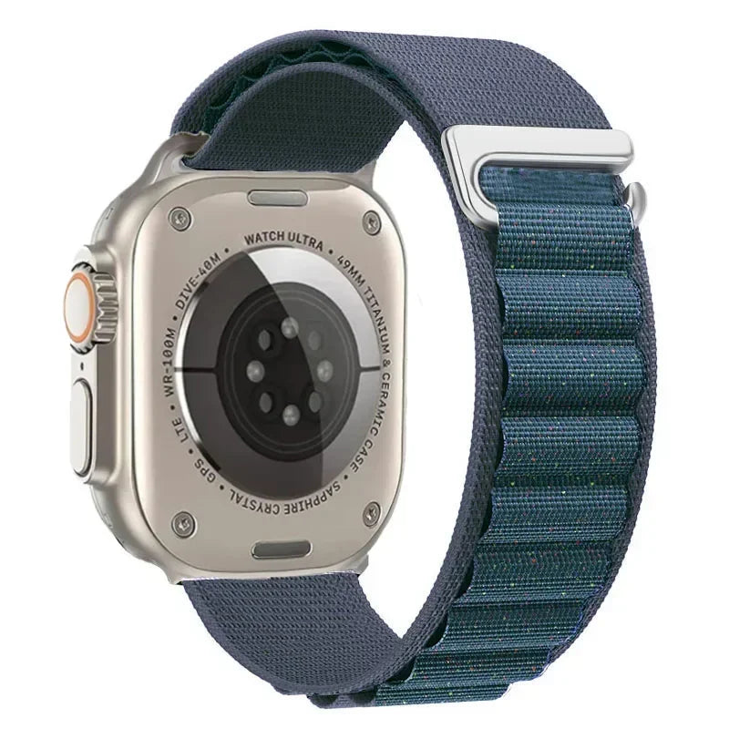 Alpine Loop Band for Apple Watch Ultra 49mm 11 10 9 8 7 46mm 42mm 45mm 41mm Nylon Wristband iWatch Series 6 5 4 SE 44 40mm Strap