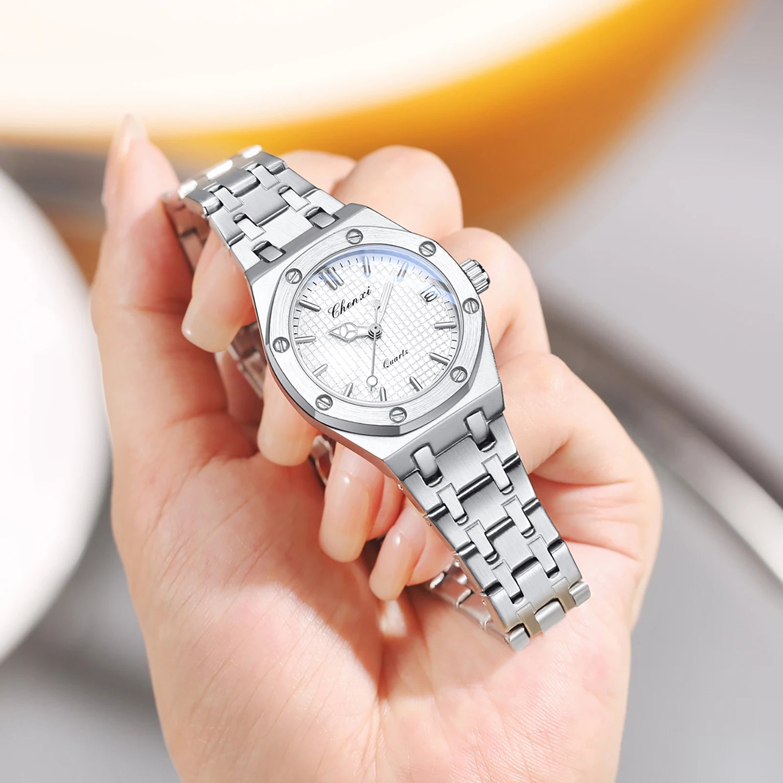 2PCS Couple Watches Set Luxury Fashion Date Quartz High Quality Waterproof Watch For Man and Woman Valentine's Day gifts
