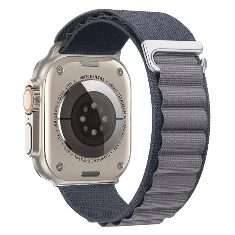 Alpine Loop Band for Apple Watch Ultra 49mm 11 10 9 8 7 46mm 42mm 45mm 41mm Nylon Wristband iWatch Series 6 5 4 SE 44 40mm Strap