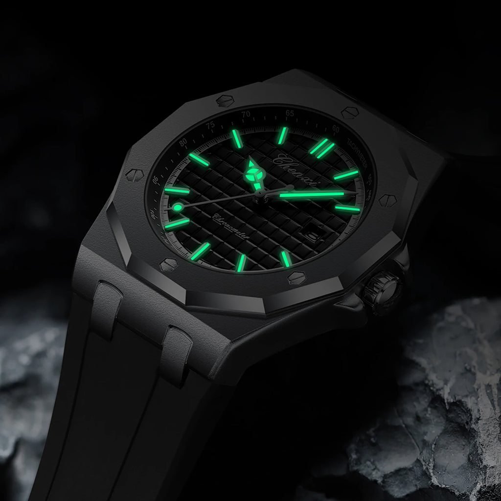 Mens Watches Top Brand Luxury Quartz Calendar Casual Watch Fashion Silicone Waterproof Luminous Wristwatch For Man
