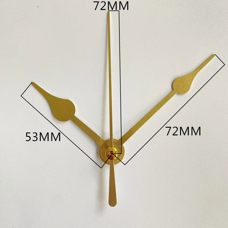 Mute DIY Wall Clock Movement Mechanism with Clock Hands Silent Kit Battery Operated Watch Repair Parts Replacement Set