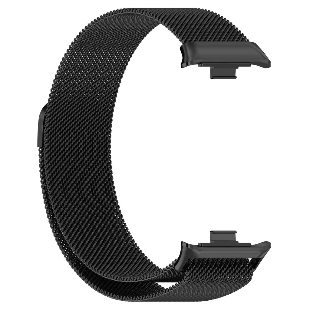 Milanese Loop Strap For Xiaomi Mi Band 9/8 Pro Metal Magnetic Durable Wristband Watchband For Redmi Watch 4/5/6 Correa Accessory