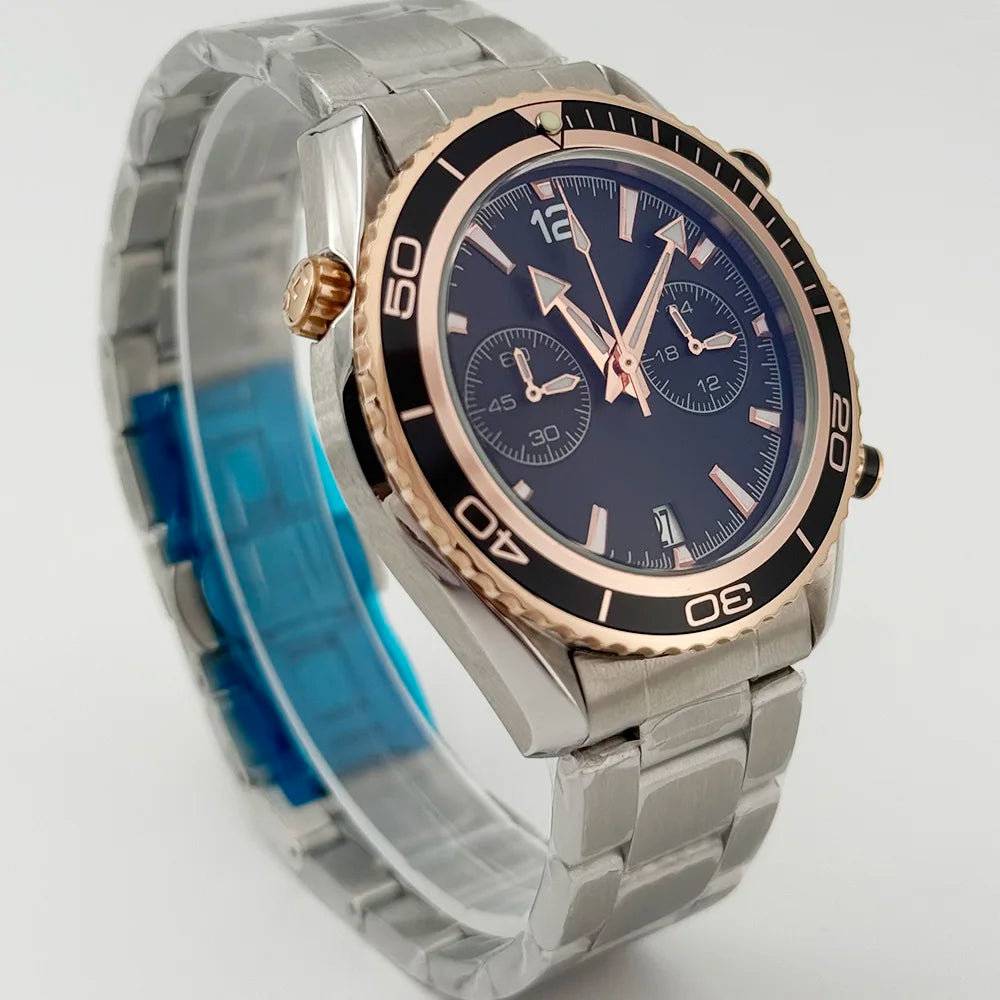 2026 new model men's luxury wristwatch VK64 chronograph, men's quartz watch, water-resistant stainless steel men's watch