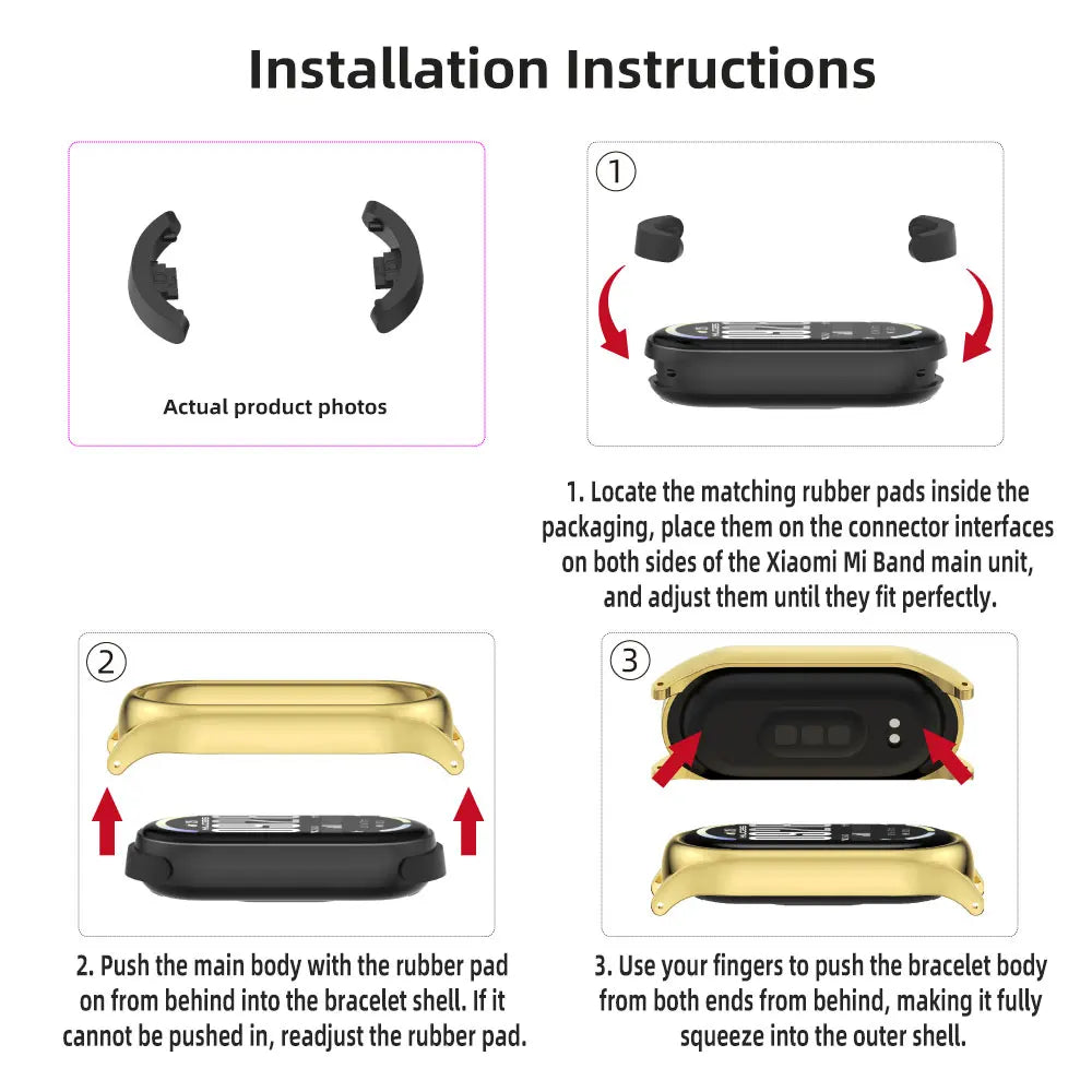 Strap for Mi Band 10 9 8 7 6 5 Watch Band for Mi Band 10 Silicone Wristband for Mi Band 9 Bracelet For Mi Band 8 Strap