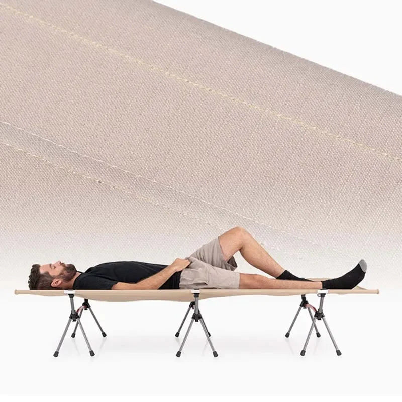 191cm Camping Cot Portable Folding Bed chair Ultralight Aluminum Alloy Sleeping Cot for Outdoor Hiking Backpacking Travel