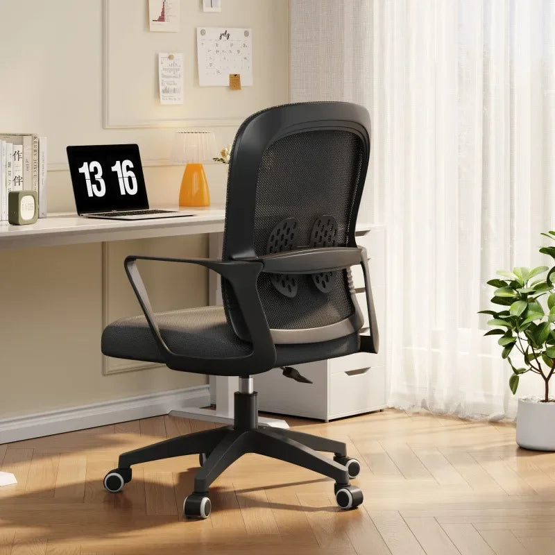AOLIVIYA Computer Chair, Home Office Seat with Backrest, Reclining Comfortable Boss Chair for Conference Room Dormitory B638527