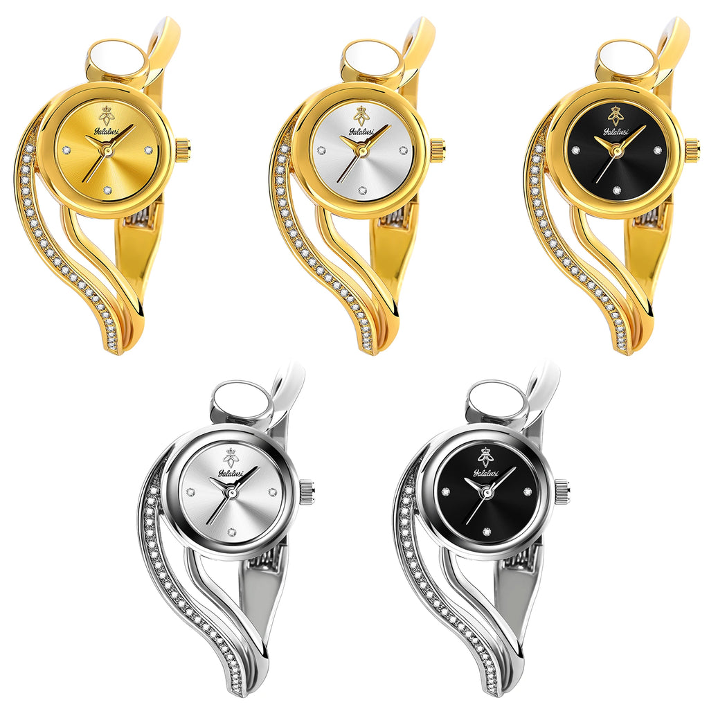 Women's Fashion Watch Brand: Light Luxury Diamond-Studded Design Quartz Watch with Waterproof Bracelet Gift reloj mujer LX1080