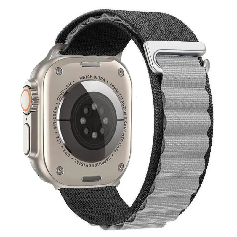 Alpine Loop Band for Apple Watch Ultra 49mm 11 10 9 8 7 46mm 42mm 45mm 41mm Nylon Wristband iWatch Series 6 5 4 SE 44 40mm Strap