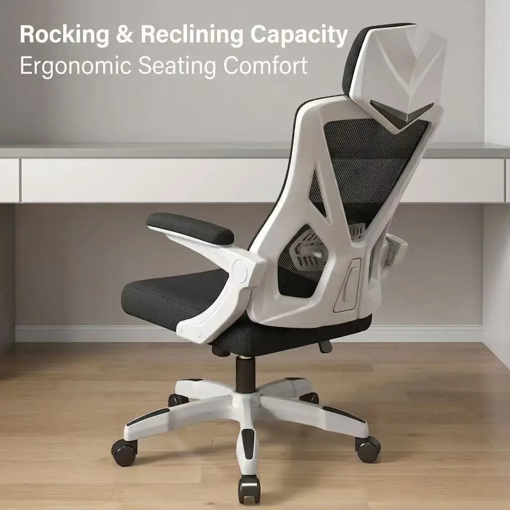 Ergonomic Gaming Office Chair High Back Reclining 145° Adjustable Swivel Computer Desk Chair With Lumbar Support Breathable Mesh