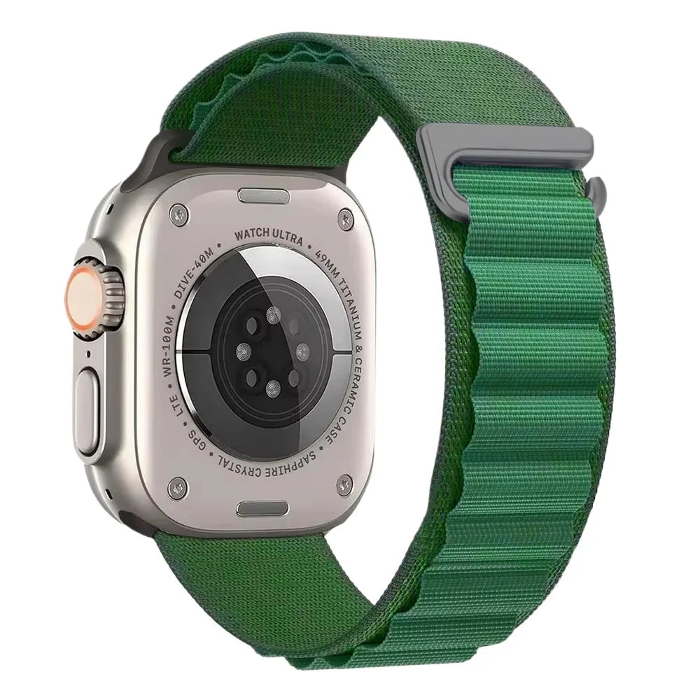 Alpine Loop Band for Apple Watch Ultra 49mm 11 10 9 8 7 46mm 42mm 45mm 41mm Nylon Wristband iWatch Series 6 5 4 SE 44 40mm Strap