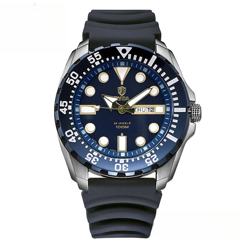 High-Quality Luxury Watch Calendar, Day, Water-Resistant, Luminous Quartz Watch Business Men's Watch Fashion Timepiece