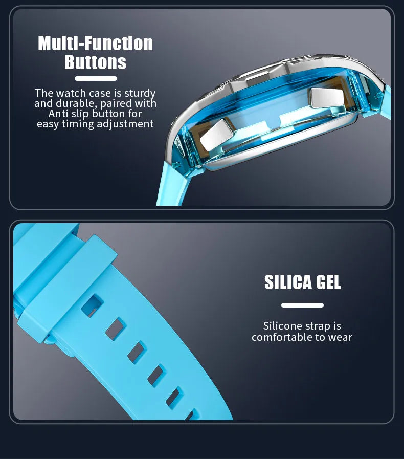 Military Watches Smael relojMen Watch 2025 New 50M Waterproof  Stopwatch Alarm LED Light Digital Watches 8130 Men's Sports Watch