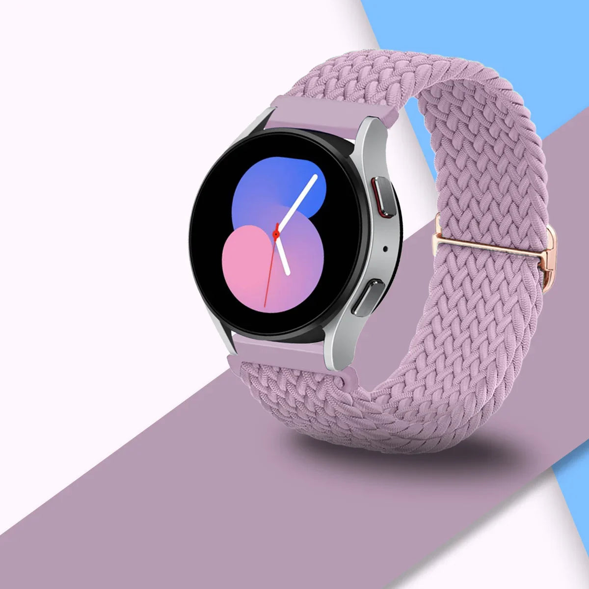 20mm 22mm Elastic Braided Nylon Strap for Huawei Watch GT6 5 4Pro 46mm Bracelet for Samsung Galaxy Watch 7 6 5 4 6/4Classic Band