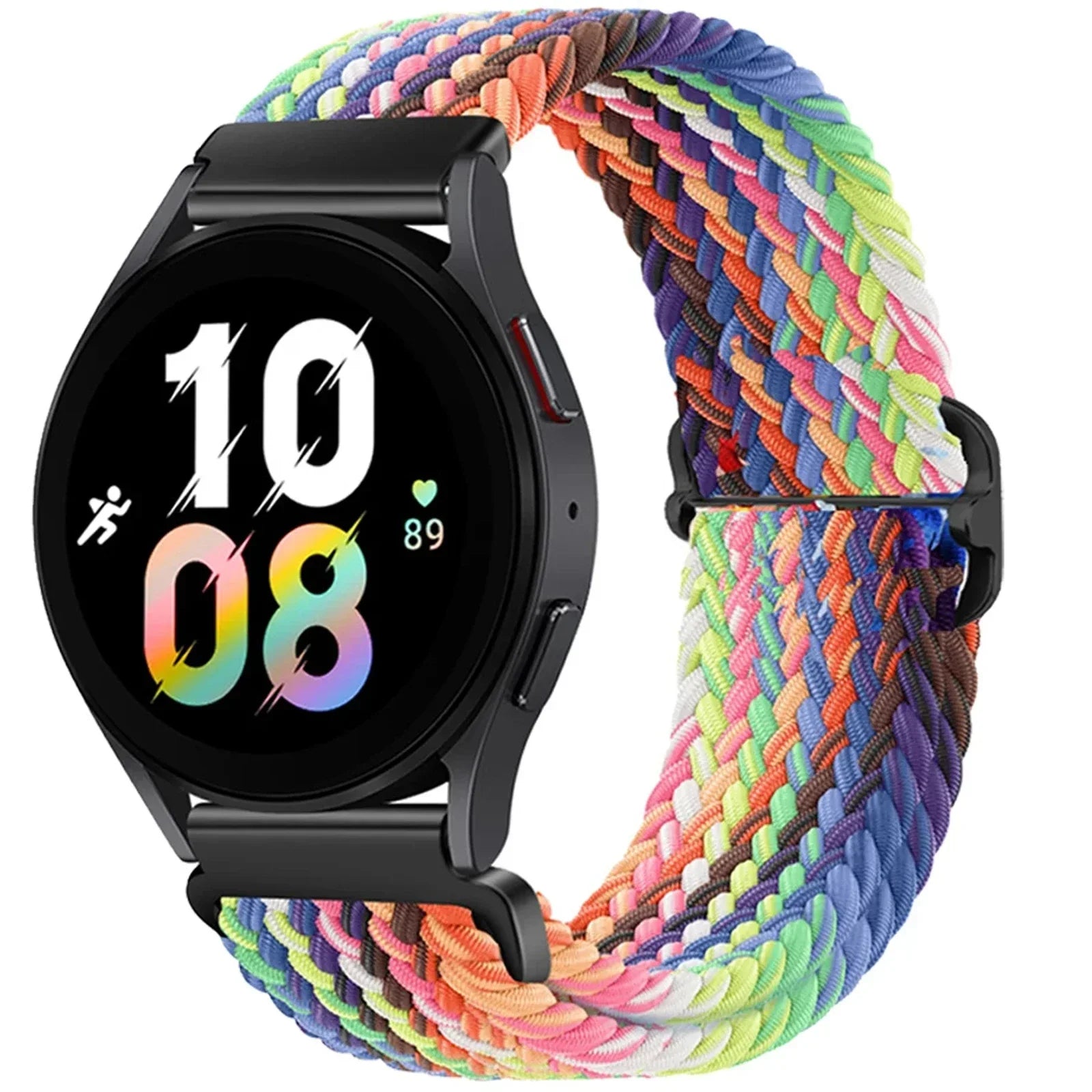 20mm 22mm Elastic Braided Nylon Strap for Huawei Watch GT6 5 4Pro 46mm Bracelet for Samsung Galaxy Watch 7 6 5 4 6/4Classic Band
