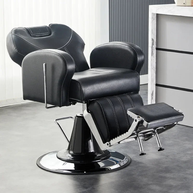 AOLIVIYA Modern Minimalist Commercial Barber Shop Chair With Adjustable Swivel Hair Styling Salon Furniture Backrest For Profess