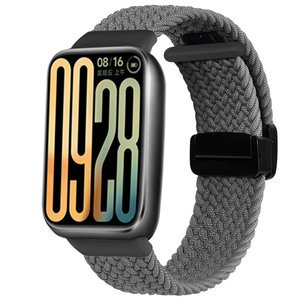 Nylon Strap for Xiaomi Mi Band 9 Pro/Mi Band 8 Pro Breathable Braided Bracelet for Redmi Watch 6/5/4 Sport Watchband Accessories