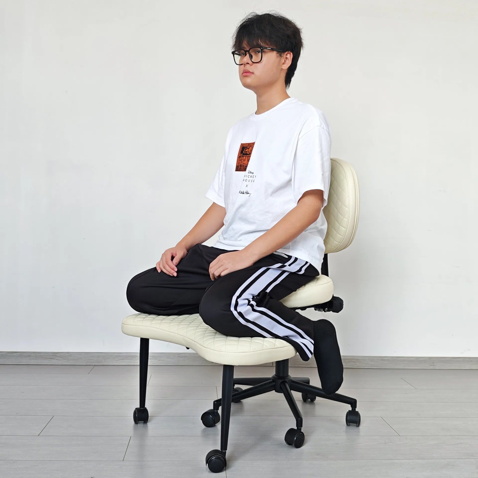 With backrest meditation yoga profiled computer office chair comfortable sedentary not tired cross-legged chair