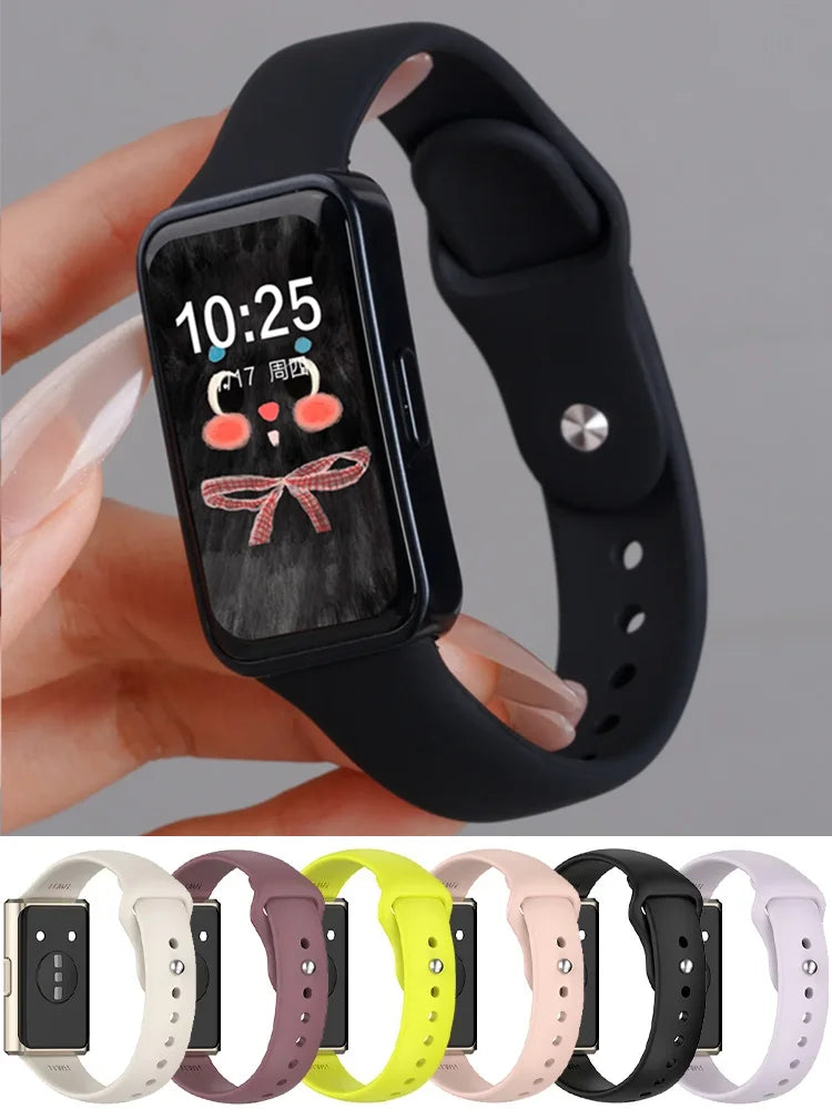 Soft Silicone Strap For Huawei Band 11 Official Sports Comfortable Wristband For Huawei Band 11/11 Pro Smartwatch Belt Accessory