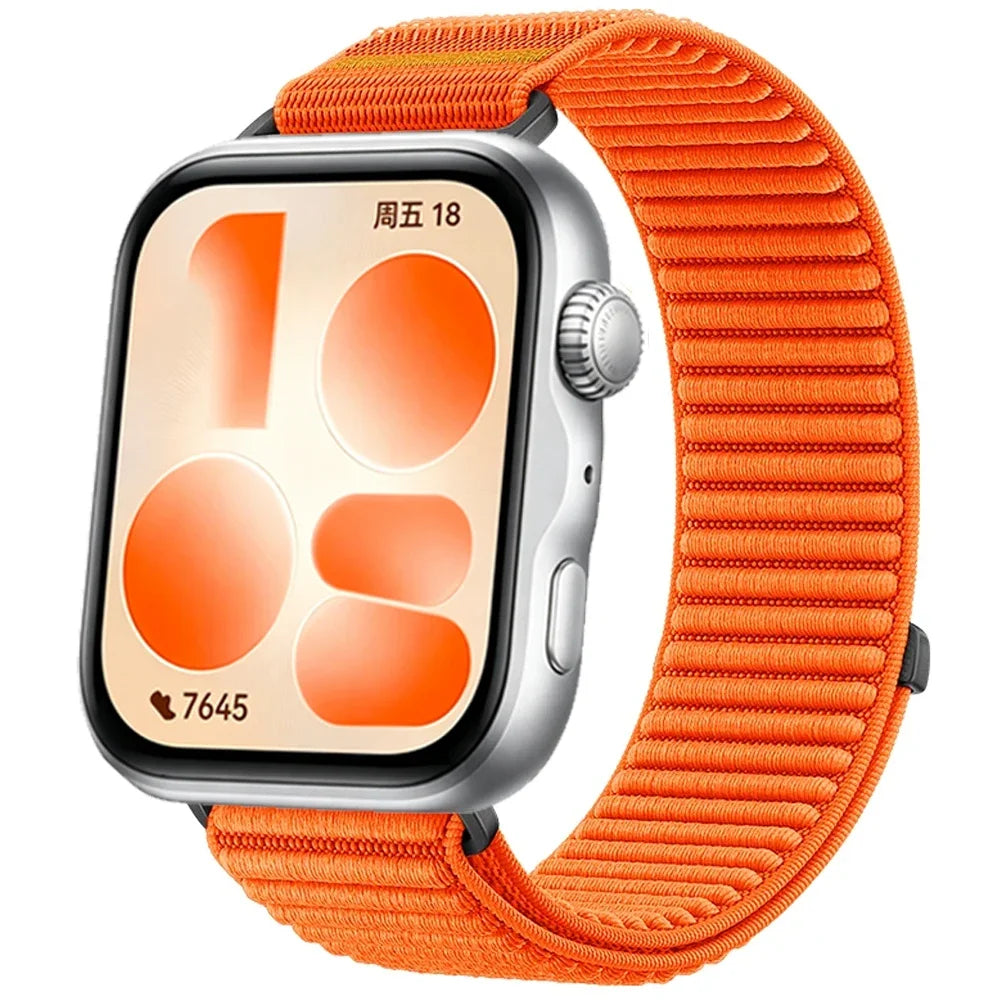 Nylon Braided Loop Strap for Huawei Watch Fit 3/4/5 SmartWatch Sports Comfortable Band For Huawei Watch Fit 5-4 Pro Accessories