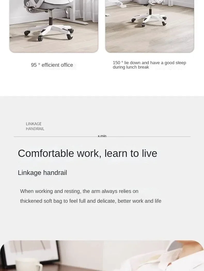 Office Chair, Ergonomic Chair, Adjustable Rotating Computer Chair, Commercial Conference Room, Reclining E-sports Chairs