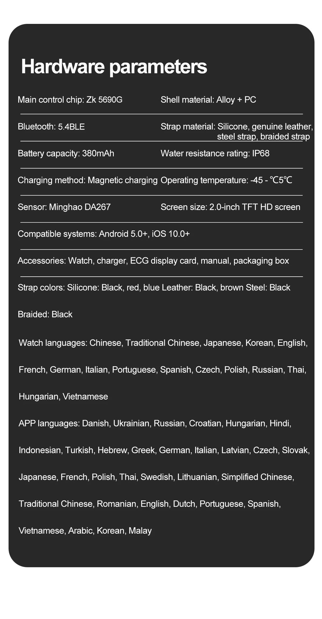 2026 New AI Health Care Accurate detection ECG SmartWatch Blood Pressure lipids Uric Acid Analysis Bluetooth Call Smart Watches