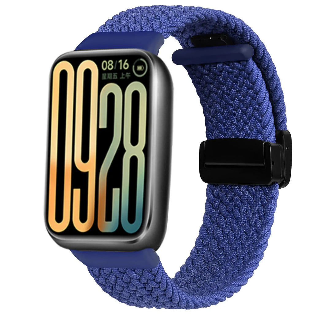 Nylon Strap for Xiaomi Mi Band 9 Pro/Mi Band 8 Pro Breathable Braided Bracelet for Redmi Watch 6/5/4 Sport Watchband Accessories