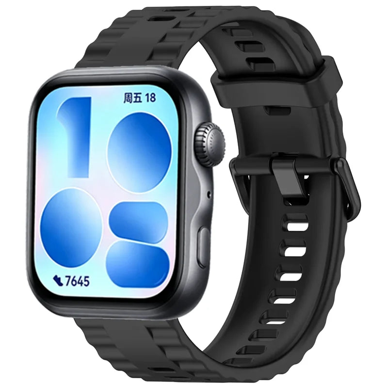 Official Silicone Strap for Huawei Watch 5-4 Pro Smart Wristband for Huawei Watch Fit 5/4/3 Luxury High-end Replacement Bracelet