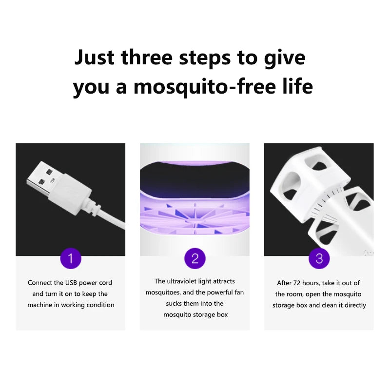 Xiaomi USB Mosquito Killer Lamp Fly Bug Mosquito Repeller Electronic LED Light Control Lamp Small Insect Trap Home Appliances